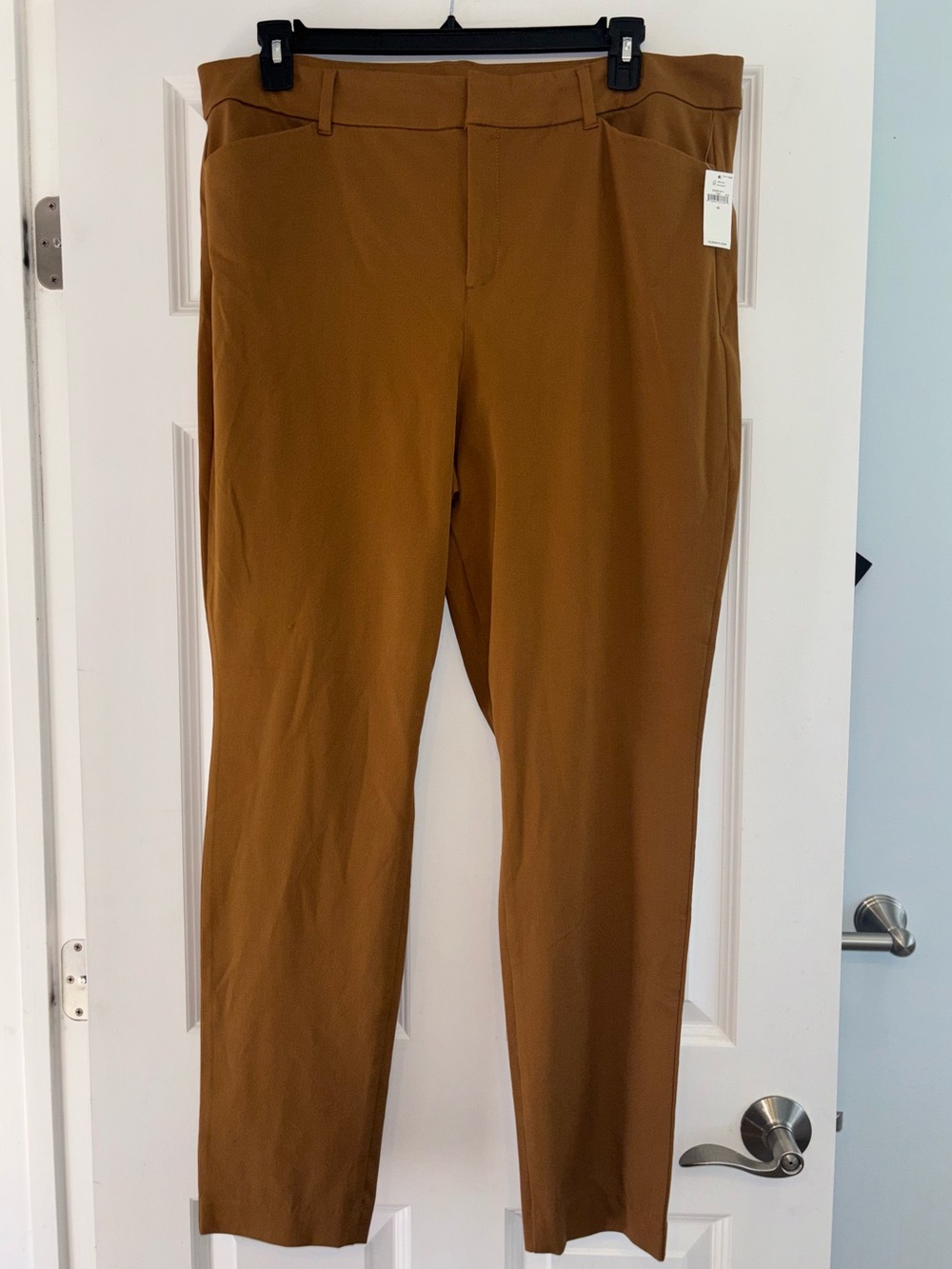 Old navy Pixie High rise pants mustard brown 18